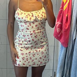 Yellow Floral BERKSHA dress from ASOS